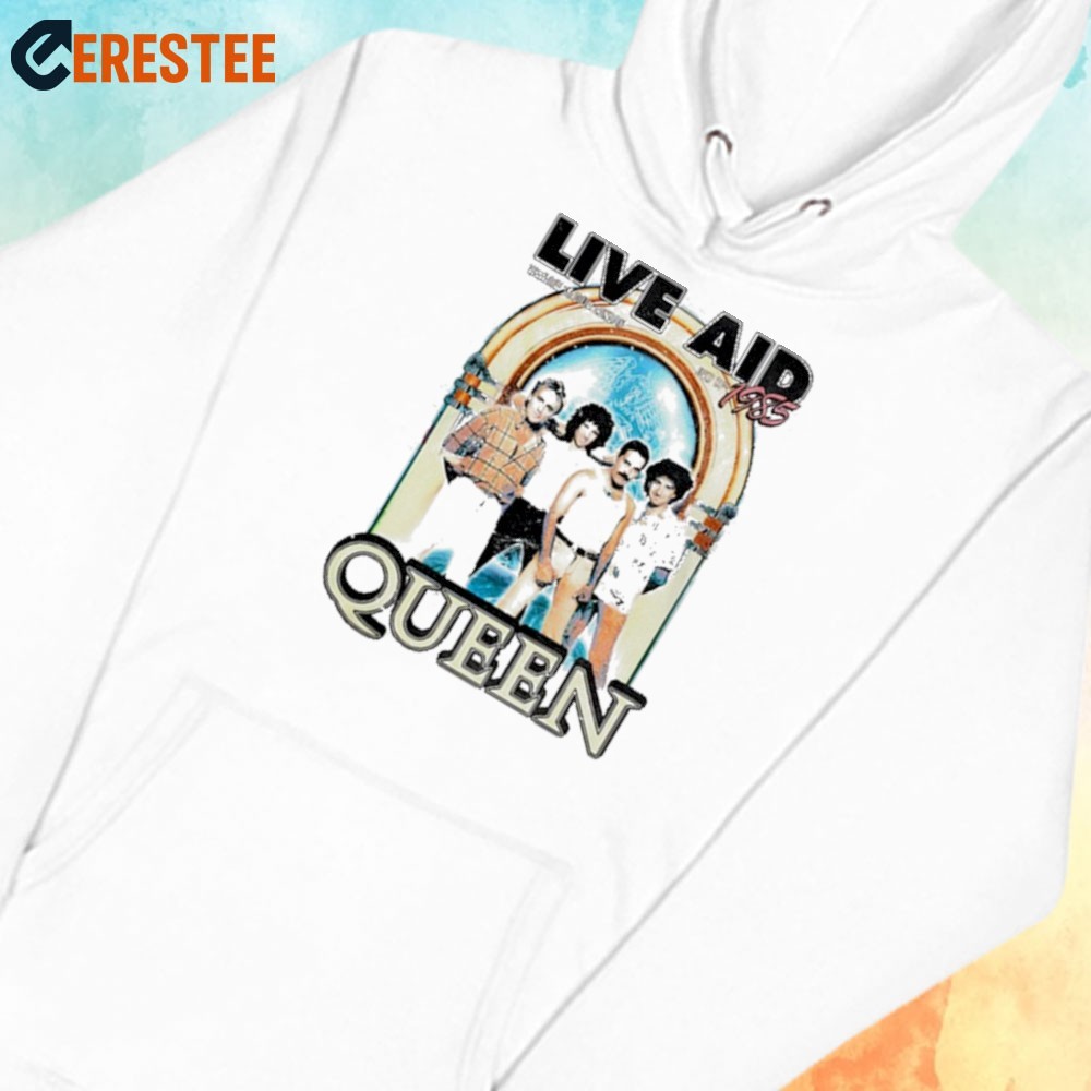 Official 2025 Tee Queen Live AID 1985 Shirt, hoodie, sweater